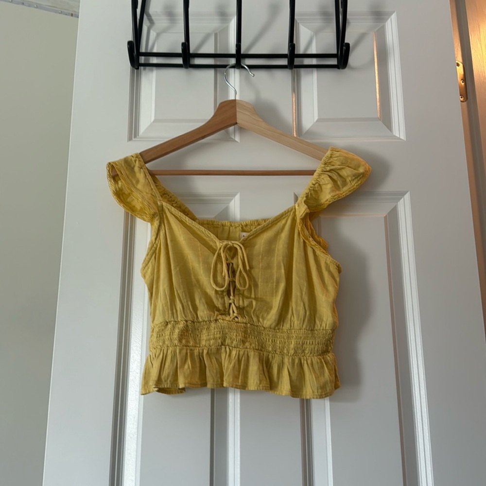 Yellow summer top
